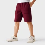 Classic Maroon Cargo Terry Shorts