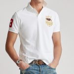 RL Mens S/S Back 3Pony Polo
